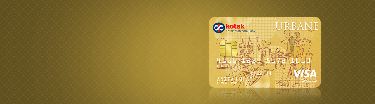 Credit Card - Urbane Gold Credit Card from Kotak Bank