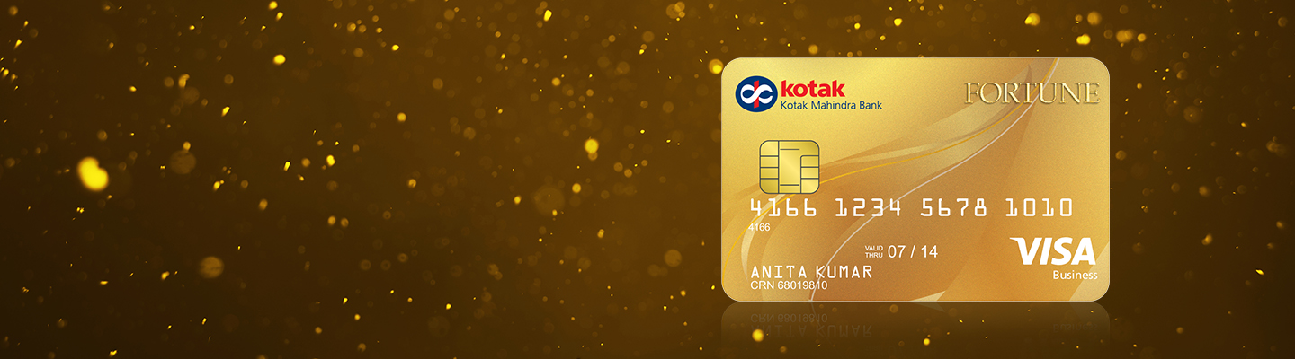 Fortune Gold Credit Card by Kotak Bank
