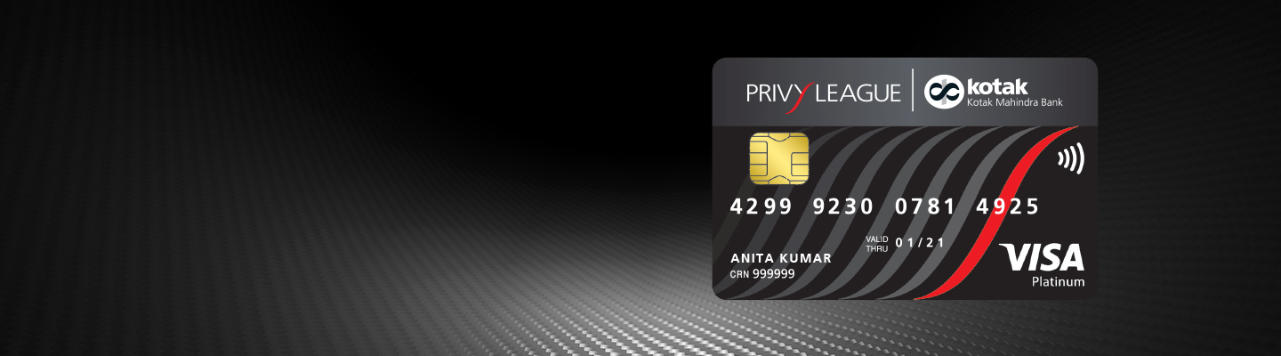 Debit Card Privy League Platinum Debit Card From Kotak Bank - 