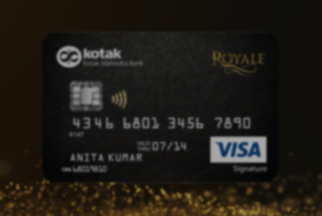 Credit Card Royale Signature Credit Card For Lifestyle Privilege By Kotak Mahindra Bank